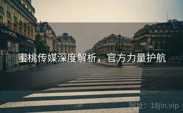 蜜桃传媒深度解析，官方力量护航